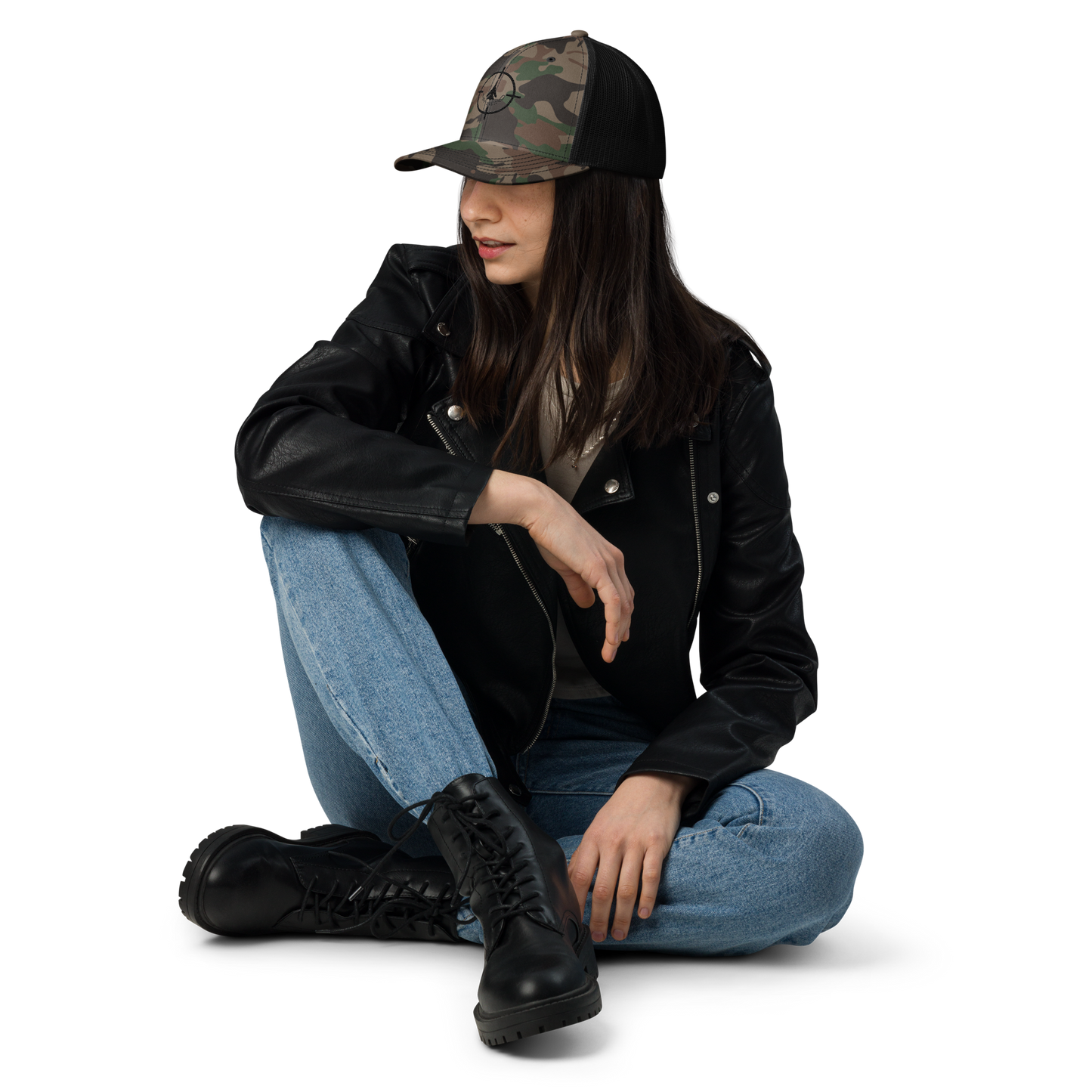 Air82nd Camo Trucker